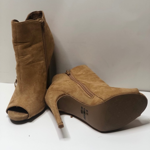 Qupid  Open toe Boot Heel - Picture 6 of 8